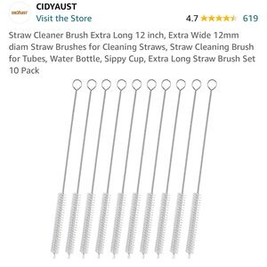 Straw cleaner brushes 18 pieces